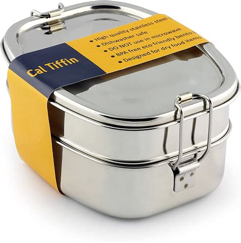 cal tiffin stainless steel bento box|Eco.